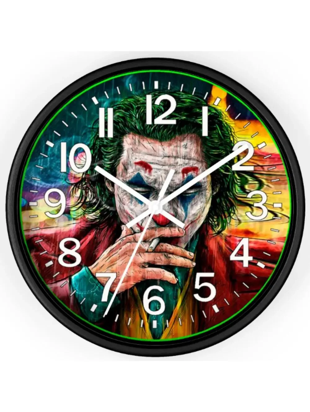 The Joker Batman Glow In The Dark Wall Clock New!